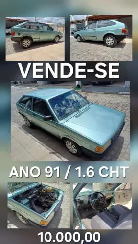 Volkswagen Gol Geração I CL 1.6 2P 1991