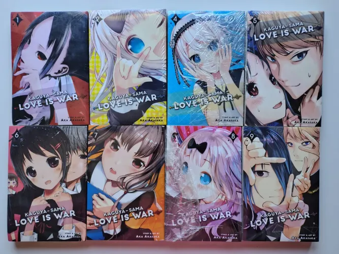 Kaguya-Sama - Love is War - Volumes 1/2/4 a 16 (Lacrados) em Inglês