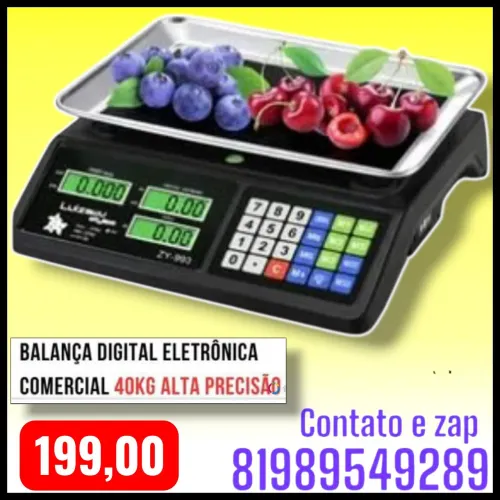 Balança Digital Alta Precisão 40kg