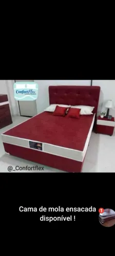Cama box padrão 1,88 por 1,38 