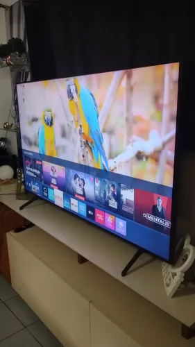 SMARTV 55 POLEGADAS 4k Samsung todos os aplicativos funcionando tudo perfeitamente linda
