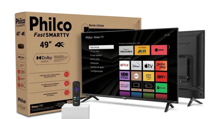 Smart TV 49 4k UHD - Nova na Caixa