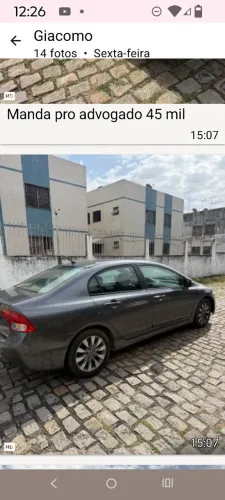Honda Civic Sed. Lxl/lxl SE 1.8 Flex 16V Mec. 2011