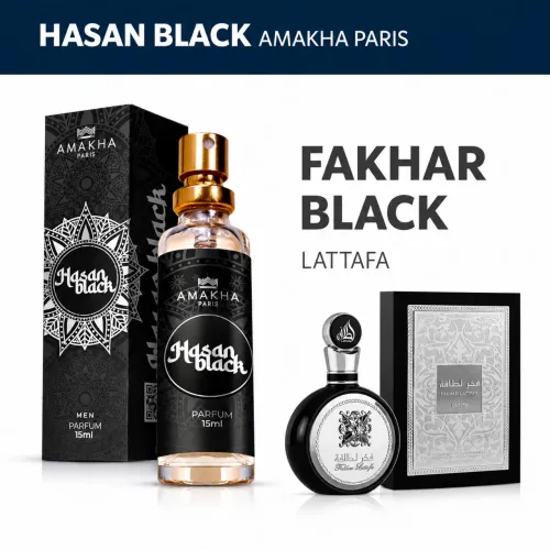 Perfume Hasan Black 15ml - Insp. Fakhar Black - Amakha Paris