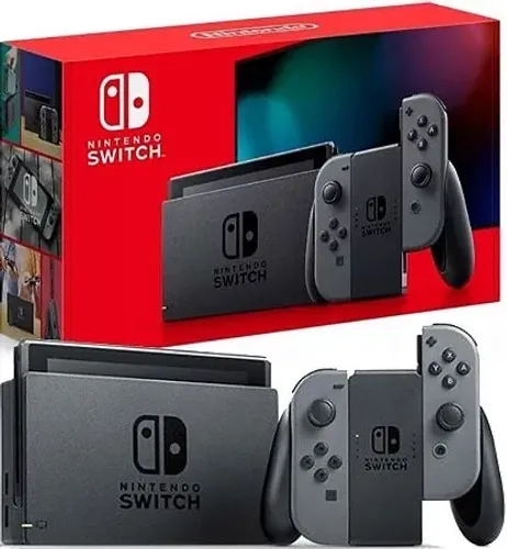 Nintendo Switch v2 Cinza - Usado, Controle Pro Original e 2 Jogos