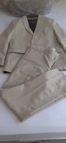 Conjunto Terno Bege