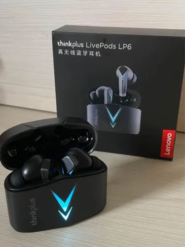 Fone de ouvido bluetooth Lenovo live pods 6 - pronta entrega fone jbl