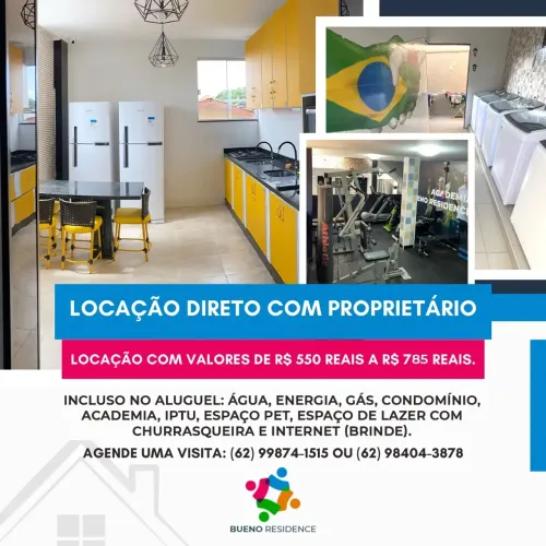 Kitnet com gás, água e luz ja no aluguel com e sem suite