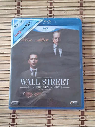 DVD Blu-Ray Wall Street o dinheiro nunca dorme LACRADO