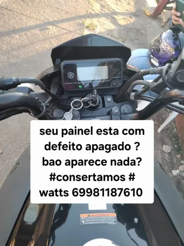 Consertamos painel de moto e carro