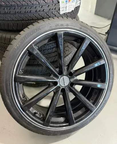 Roda e pneu aro 20 PDW DUAS TALAS 5x112  3mil km zerada
