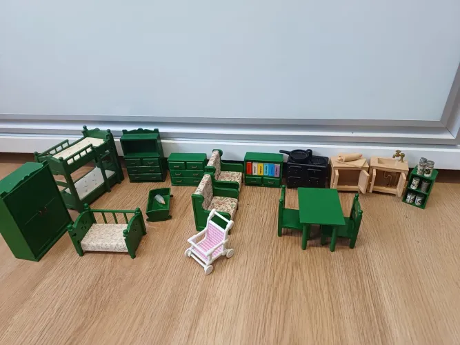 Lote de moveis sylvanian families 