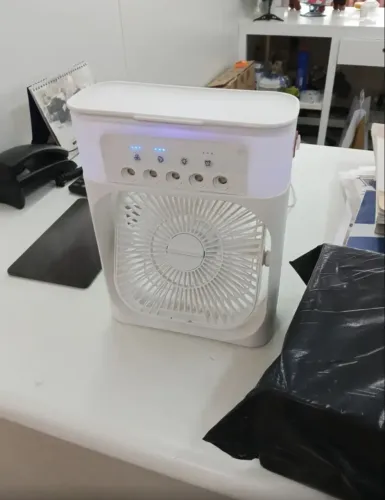 Mini Ar Condicionado Ventilador Portátil USB Umidificador