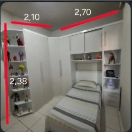 Jogo de Quarto Infantil MDF Modulado