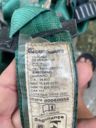 Cinto segurança caro grafite Rs-150,00 UN