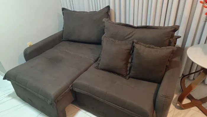 Vendo sofá cama da marca Cama inBox, com apenas 4 meses de uso.