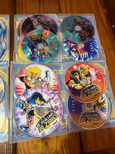 Cavaleiros do Zodíaco Coleção Fase Classica completa original em dvd - Somente as mídias