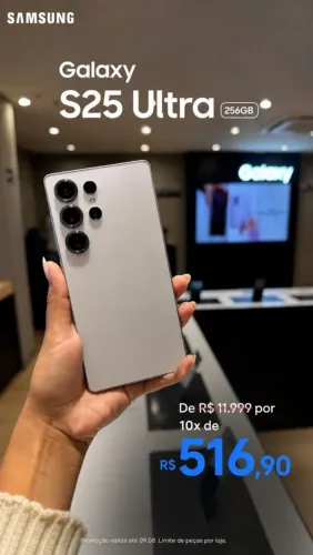 Galaxy S25 Ultra 256gb novos e lacrados