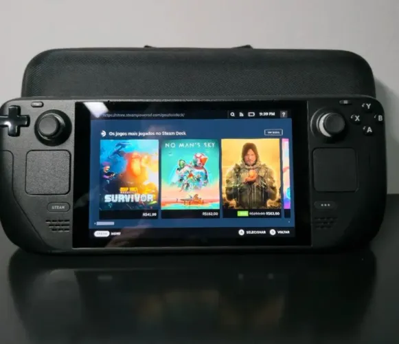 Steam deck LCd 64GB/ com capa