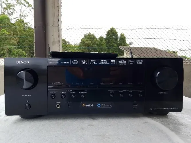 Receiver Denon AVR S640H wi-fi/vinil in/bluetooch/Alexa in/5.2 canais
