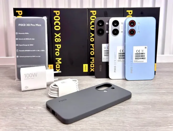 Celular Xiaomi Poco x8 Pro Max 5G 512/12- Versão Global Entregamos Gratuito