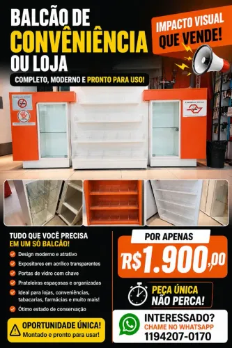 Balcão loja.