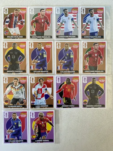 14 FIGURINHAS LEGENDS COPA 2026