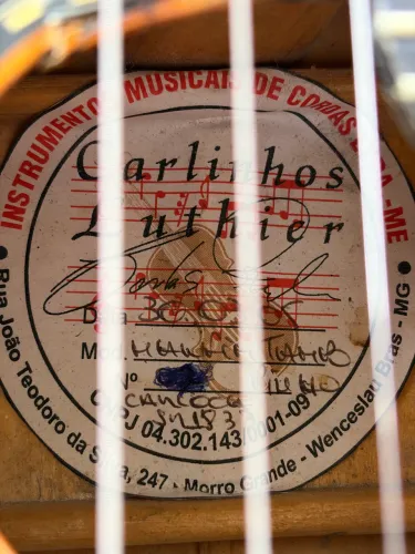 Cavaco Carlinhos Luthier - Escala em ébano