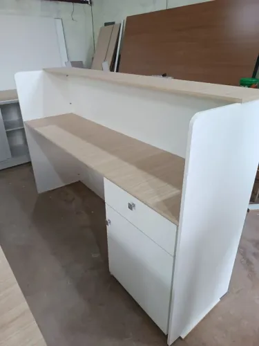 Balcão Recepção de Atendimento 100% MDF