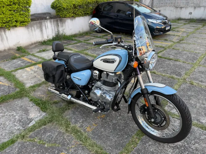 Meteor 350 aurora blue