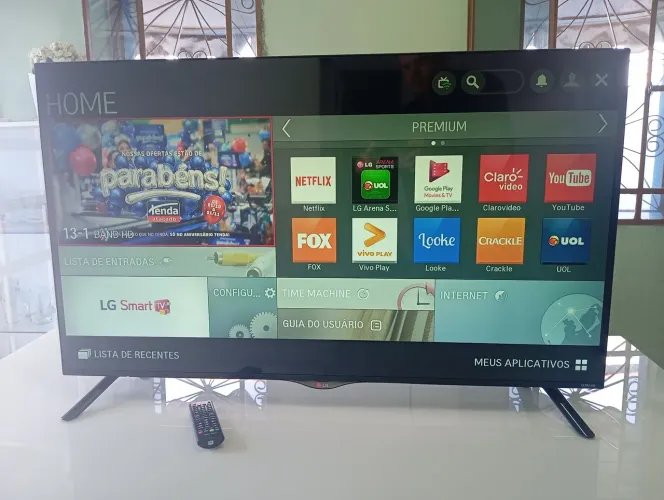 TV LG 50 POLEGADAS SMART WIFI 4K COM BORDA INFINITA SISTEMA DE VOZ HDR 10 ( PROMOÇÃO)