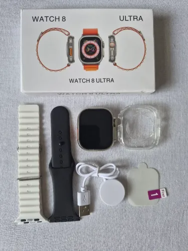 SmartWatch 8 Ultra + 2 Pulseiras + Película + Capinha