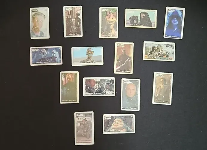 Lote 15 Cards Star Wars Episode I Elma Chips