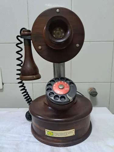 Telefone Réplica Decorativa - D. Pedro II