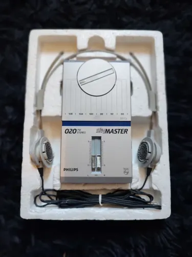 Philips SkyMaster 020 (1985) C/ Fone Original Íntegro - Item de Acervo