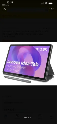 Tablet Lenovo idepad troco em notebook novo 