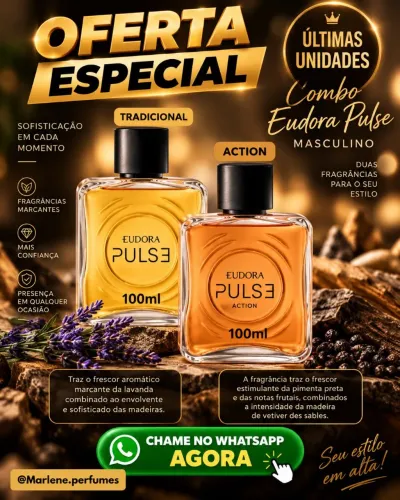 Combo Eudora Pulse tradicional + Action 100ml 