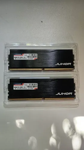 MEMÓRIA 32GB (2x16) DDR5 6400MHz CL38 PRETA JUHOR