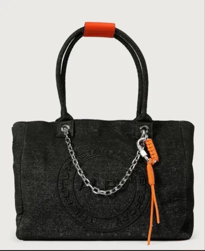 Bolsa tote jeans Alexandre pavão