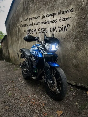 Tiger 800 2020 aceito troca sem nada pra fazer pouco rodada