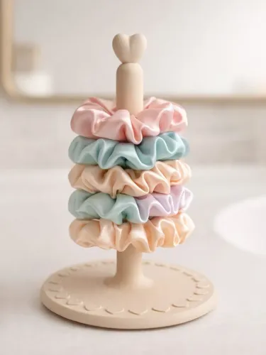 Suporte para prendedores de cabelo.