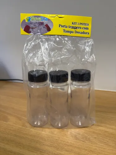 Kit Porta Tempero 3 unidades!!