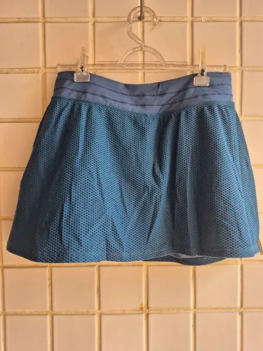 Saia short track e field powercool azul petróleo G