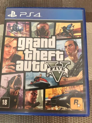 Vendo jogos GTA 5 e FC 26 para PS4.