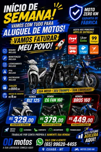 Aluguel de Motos ?