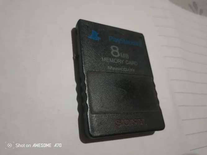 Memory Card ORIGINAL SONY 8MB PlayStation 2 (PS2) - MagicGate - Funcionando Perfeitamente