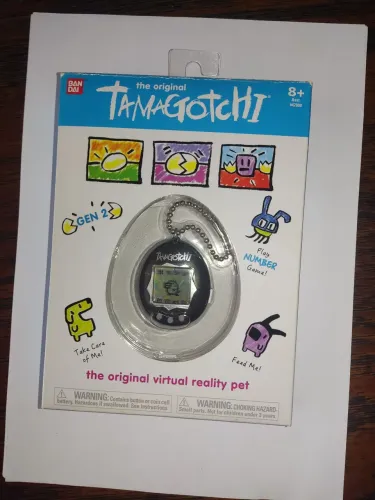 Tamagotchi Original Bandai Gen 2 - Bichinho Virtual (preto) (Usado)