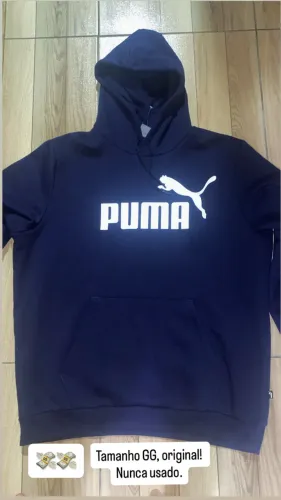 Blusão Puma Original com Dois bolsos é capuz!