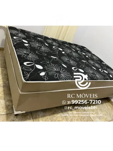 Cama Box Casal OrthoBox com Colchão D33 - Direto da Fábrica