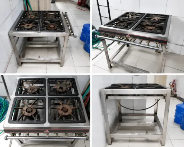 Fogão Industrial Progás 4 Bocas Em Inox - Semi-Novo (Usado apenas 5 vezes!)